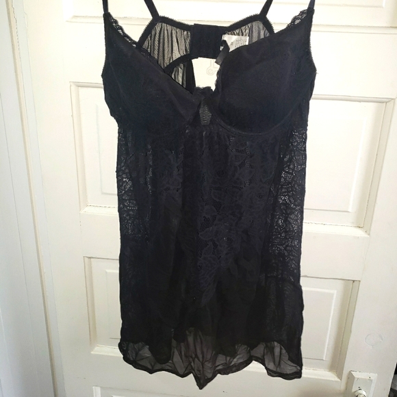 Adore Me 3X Lace and Mesh Chemise